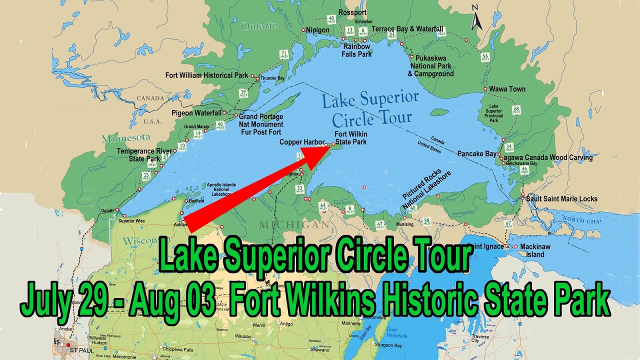 Fort Wilkins State Park at Copper Harbor, Michigan, Lake Superior Circle Tour