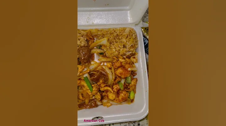 ||ChinaRiverReataurant Food toGO||Best ChineseFood||BeefMongolian & FriedRice #youtube #viral #asmr