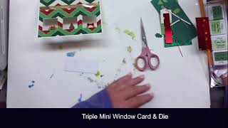 Triple Mini Window Card & Die