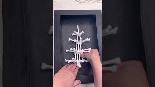 Spooky Bones Shadow Box Tutorial 👻 | Halloween DIY Crafts