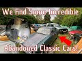 We Found The Best Abandoned Classic & Extremely Rare Cars In The UK!!