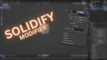 One Of The Most Powerful Modifiers In Blender - The Solidify Modifier Guide