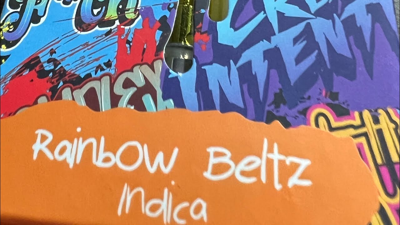 Rainbow Beltz🌈🌈🌈(indica) cart by crude boys review