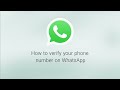 How to verify your phone number  whatsapp