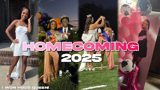 HOMECOMING 2025 VLOG | campaigning, parade, pep rally, maintenance, did i win hoco queen? 