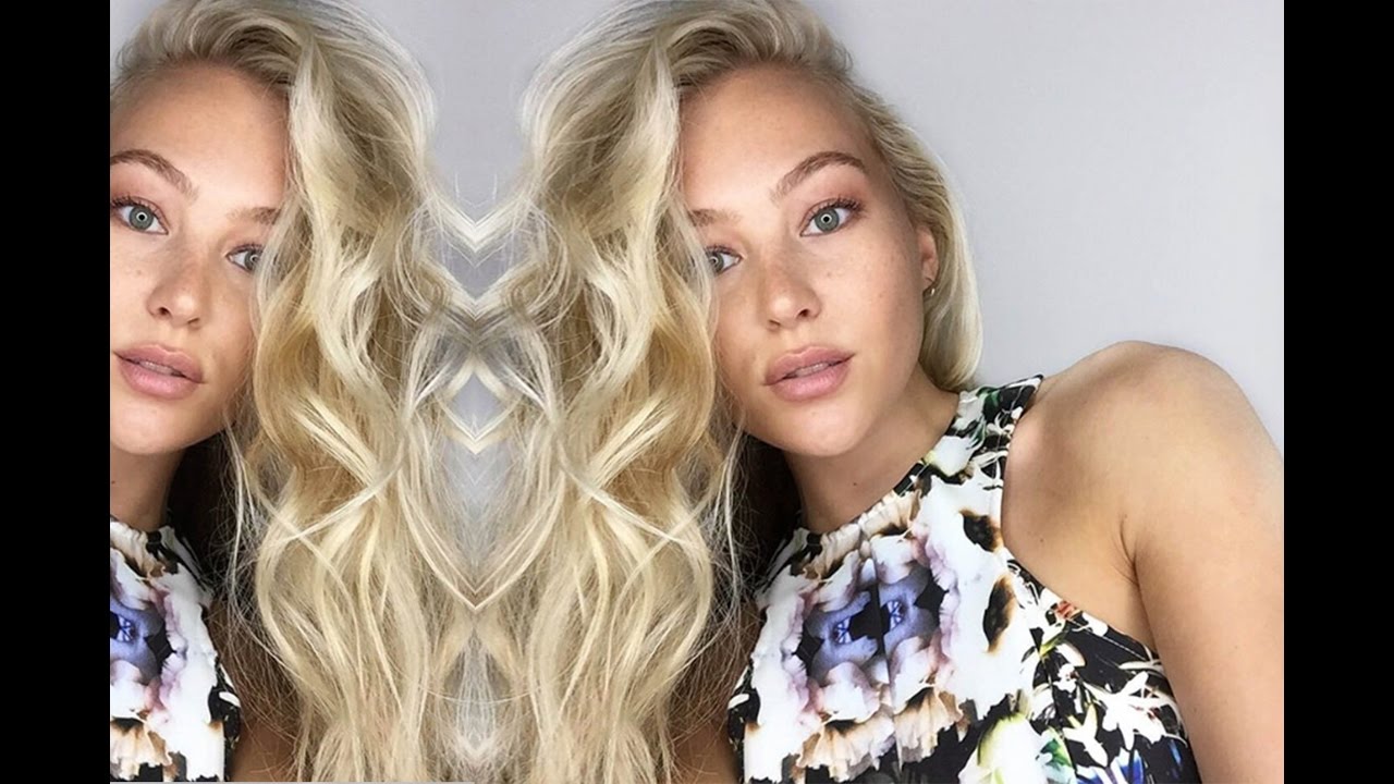 Beachy Waves Hair Tutorial Hollie Hobin YouTube