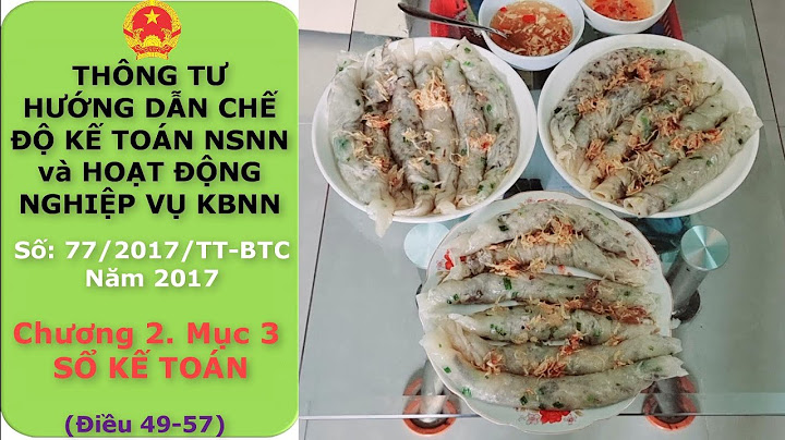 Danh mục tài khoản kế toán thông tư 77