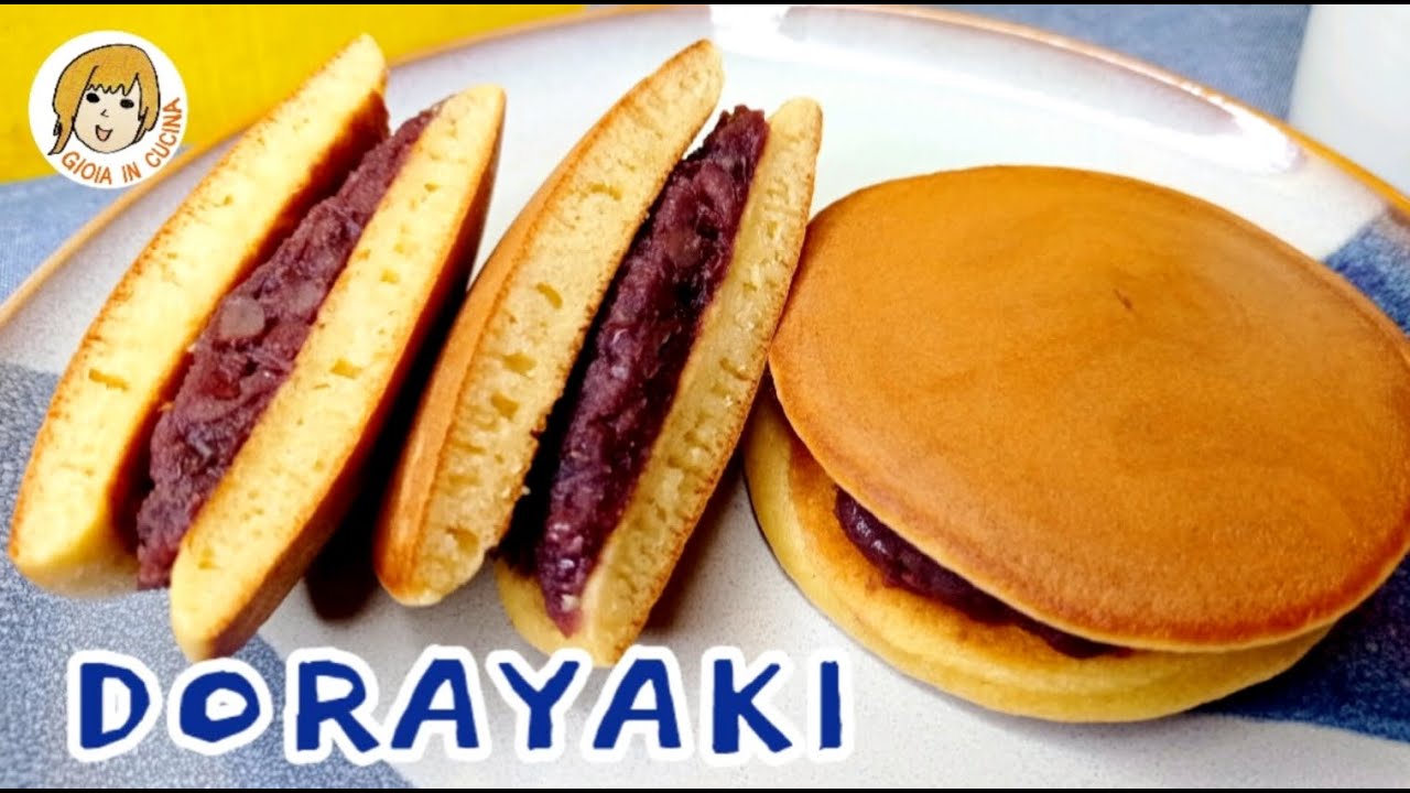 DORAYAKI (Pancake giapponesi ripieno di marmellata di fagioli rossi/ Japanese pancake)