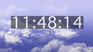 12 Hour Countdown TIMER with Relaxing Music and Completion Bell||Captain Writes