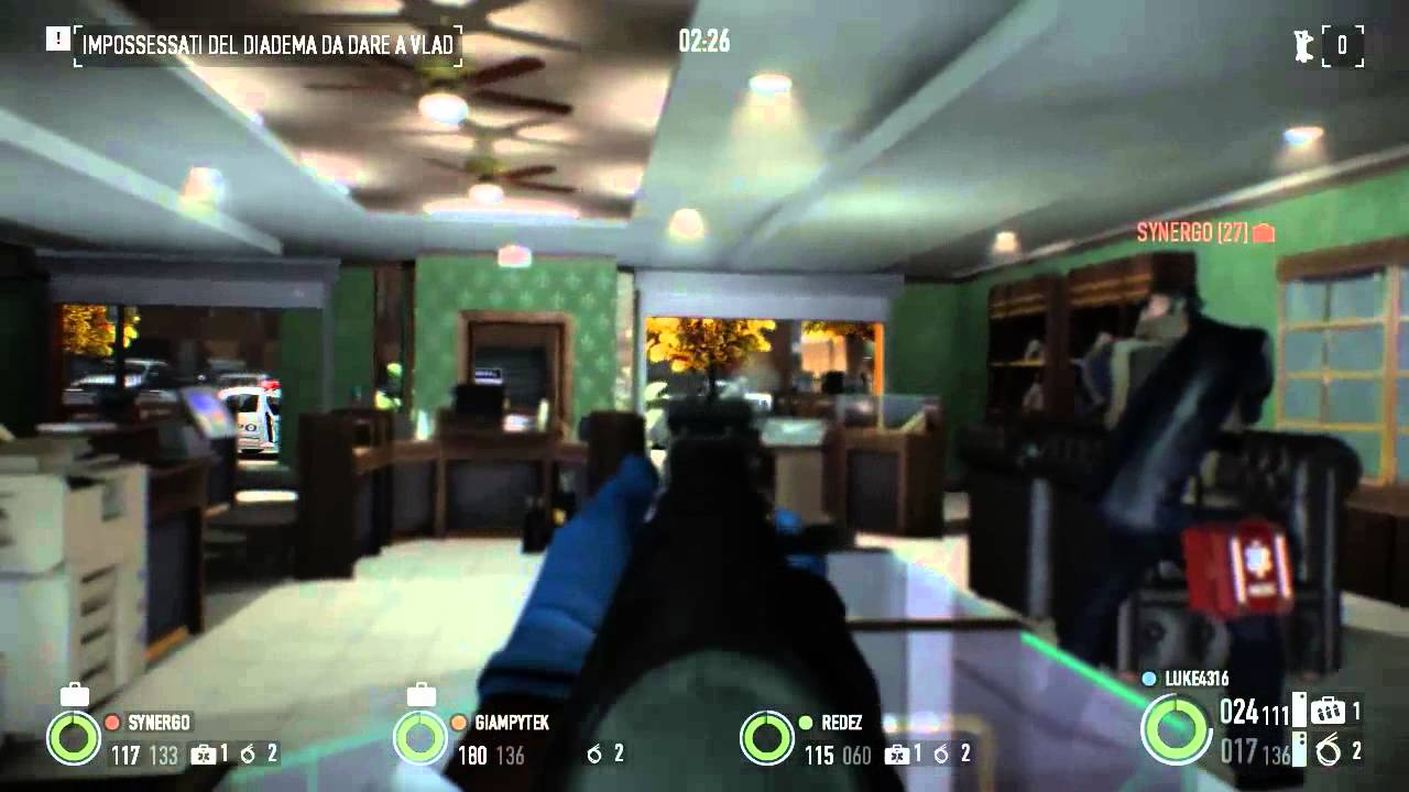 PAYDAY2 - Una rapina con GiampyteK e QDSS :-) Ce la faremo? x3600h