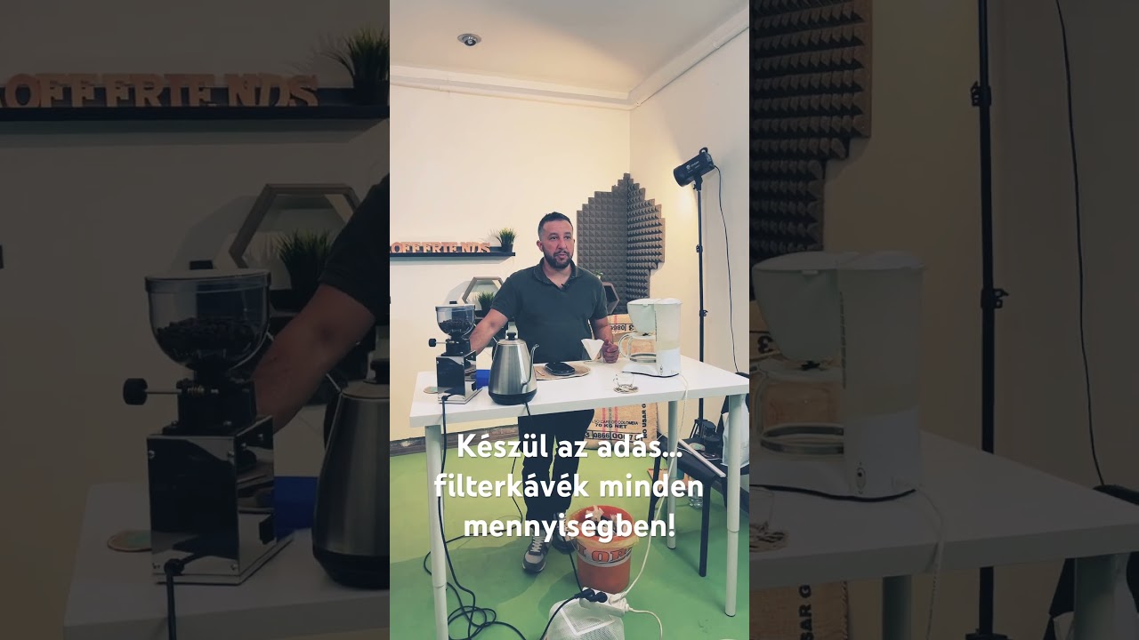 Felvétel! #cofffriends #kávé #filter #coffee #stúdió #barista