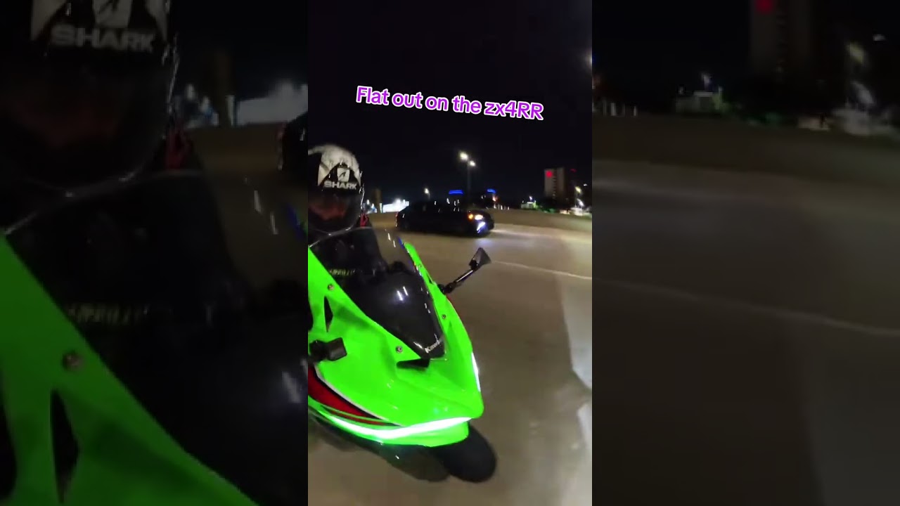 Flat out on the ZX4RR - its stock #motobros #youtubeshorts