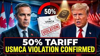 USMCA Violation Confirmed: Trump's 50% Tariff - Carney Responds