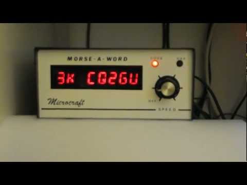 MICROCRAFT MORSE - A - WORD CW decoding 2