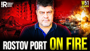 DRONES HIT RUSSIA’S PORT: Ship Fire + Deadly Night in Rostov