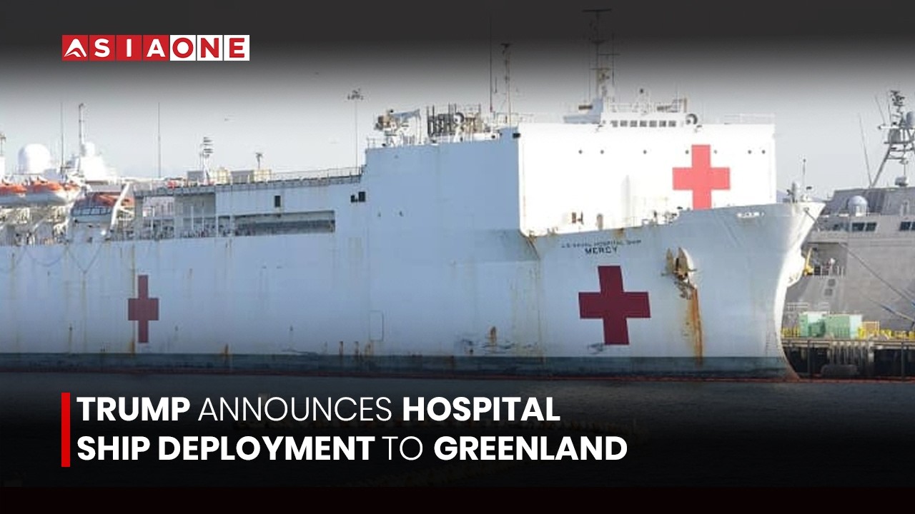 Trump Sends U.S. Hospital Ship to Greenland Amid Medical and Security Concerns | Asia One NEws