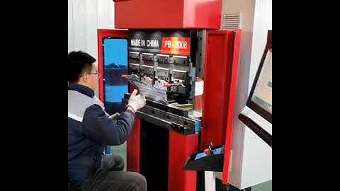 Full electric Servo motor mini press brake higher speed