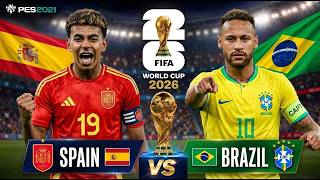 eFootball PES 21 Gameplay Fifa World Cup 2026 Live Simulation