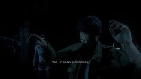 Until Dawn Mike shoots Emily