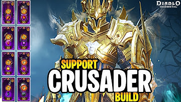 Best Crusader Support Build Guide in Diablo Immortal