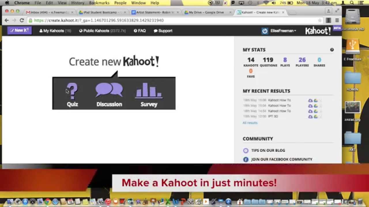 Kahoot in the classroom - YouTube