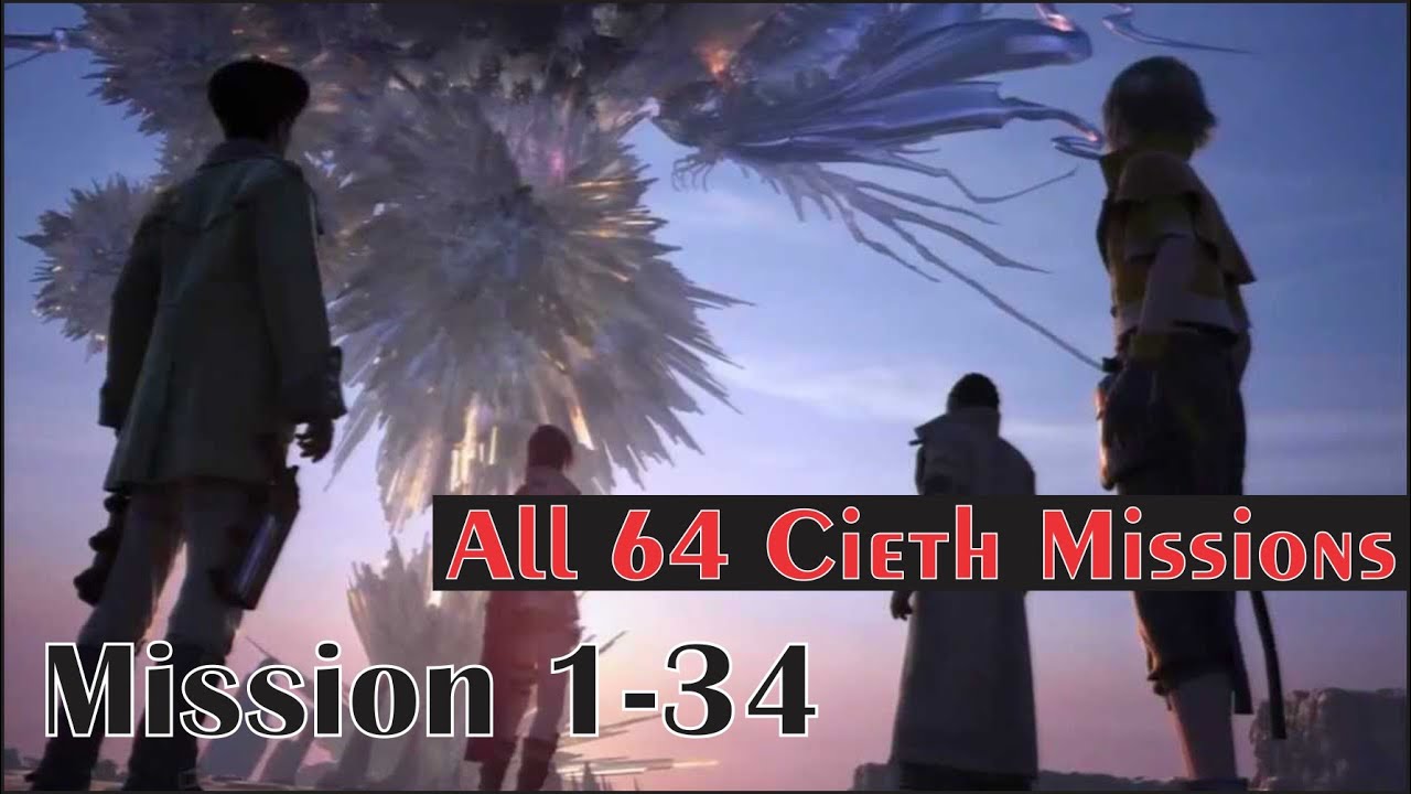 FINAL FANTASY XIII - All 64 Cieth Missions 5 Stars (1-34)