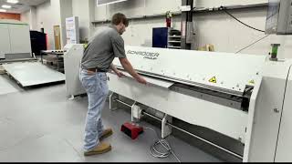 Schroeder PowerBend Architectural (PBA) Folder - Box Gutter with Drip Edge