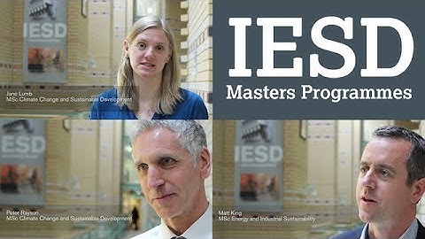Masters Programmes - Institute of Energy and Sustainable Development