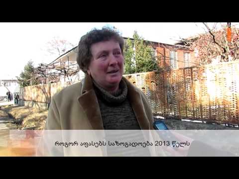 როგორ აფასებს საზოგადება 2013 წელს