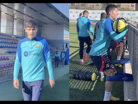 FC Barcelona - Recovery Session after winning Atl. Madrid