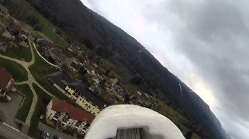 Easystar looping, inverted flying test and crash!