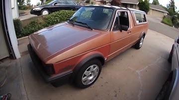 1982 Volkswagen MK1 Rabbit Golf Pickup Caddy - AAZ swap