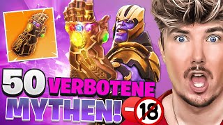 Ich TESTE 50 VERBOTENE OG Fortnite MYTHEN