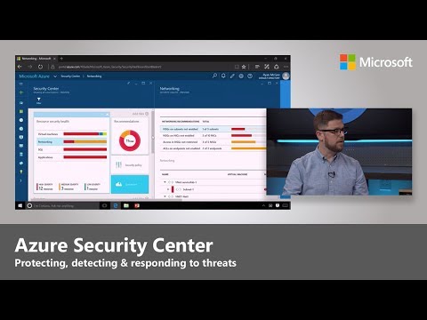 Protection via Azure Security Center. Detection and threat response overview.