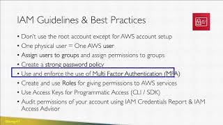AWS CLF-C02 022 | IAM Best Practices