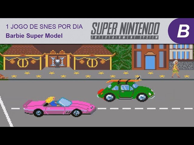 Jogo Super Nintendo Barbie Super Model - Nintendo - Gameteczone a