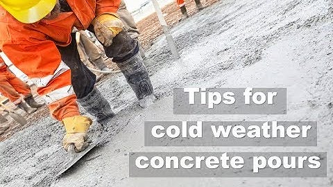 Tips for Cold Weather Concrete Pours