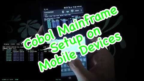 How to setup Cobol Mainframe on your mobile devices