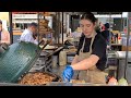 🇬🇧 LONDON STREET FOOD, WALKING TOUR, BOROUGH MARKET, LONDON CITY WALK, STREET FOOD, 4K60FPS