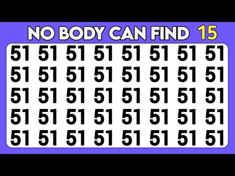 Find The Odd One Out | Test Your Observation Skills Accuracy | Number and Letter Brain Edition. 