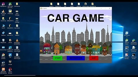 python pygame (game development) video 2 creating window and providing background colour