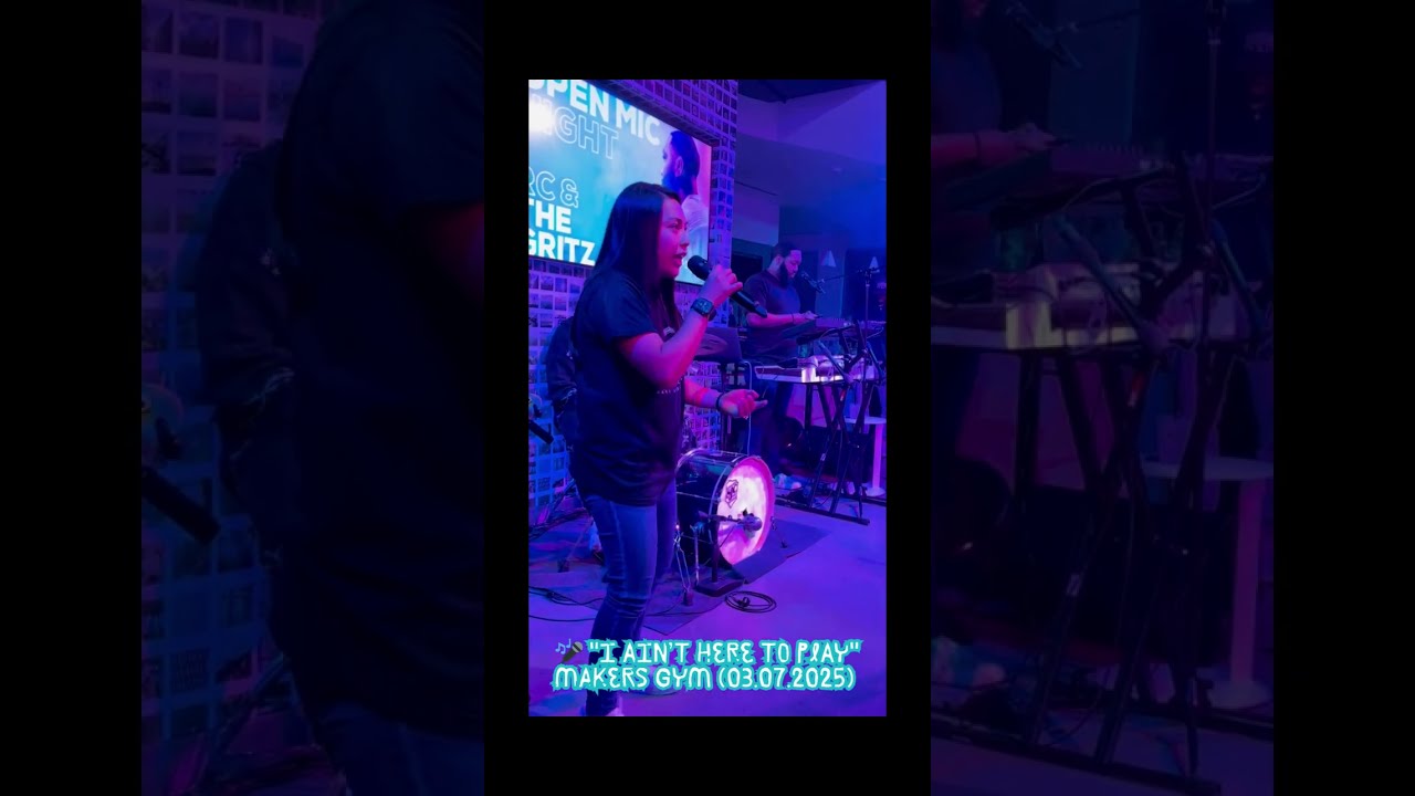 "I Ain't Here to Play" – Live at Makers Gym Open Mic (03.07.2025)