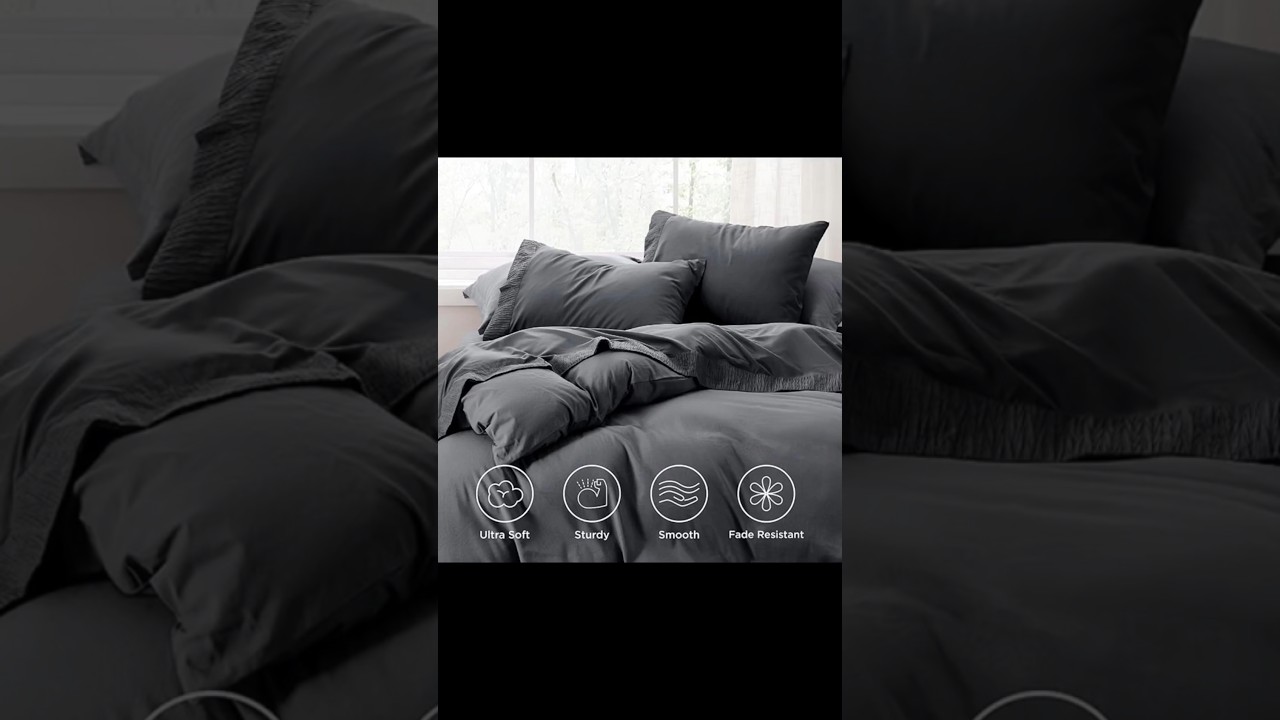 Bedsure Queen Sheet Set - 4 Pieces Soft Queen Size Sheets - Breathable & Cooling 