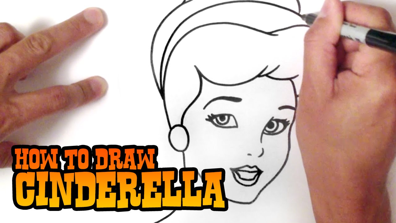 5 Ladke Ek Ladki Xxx Video - How to Draw Cinderella - Step by Step Video - YouTube