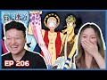 YO LUFFY WHY IS THAT IN YOUR PANTS?! 🤣 | One Piece Episode 206 Couples Reaction &amp; Discussion