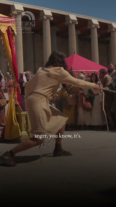 Jonathan Roumie on Flipping Tables and Using a Whip on the set of The Chosen #tv #interview #faith