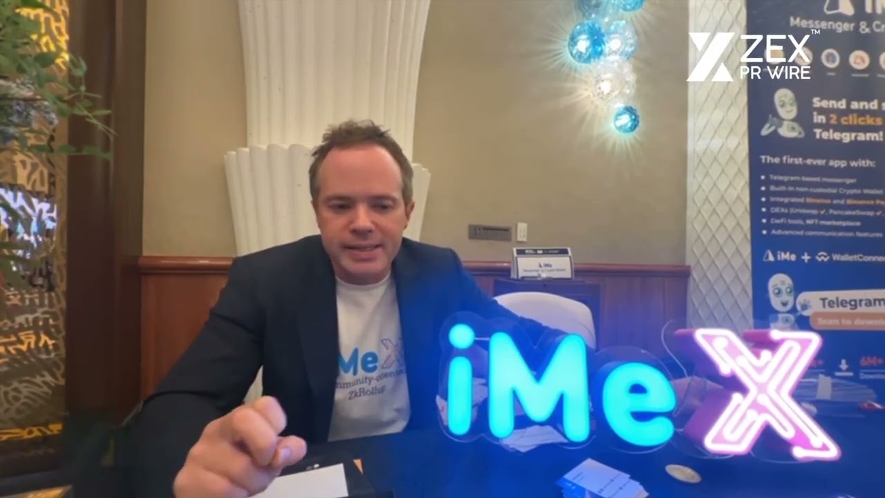 Alex Borutskiy, Co-founder of iMe Lab speaks with ZEX PR WIRE team at #WBS  2022 #zexpr #imelabs