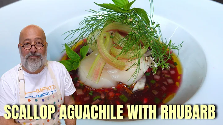 Andrew Zimmern Cooks: Scallop Aguachile with Rhubarb