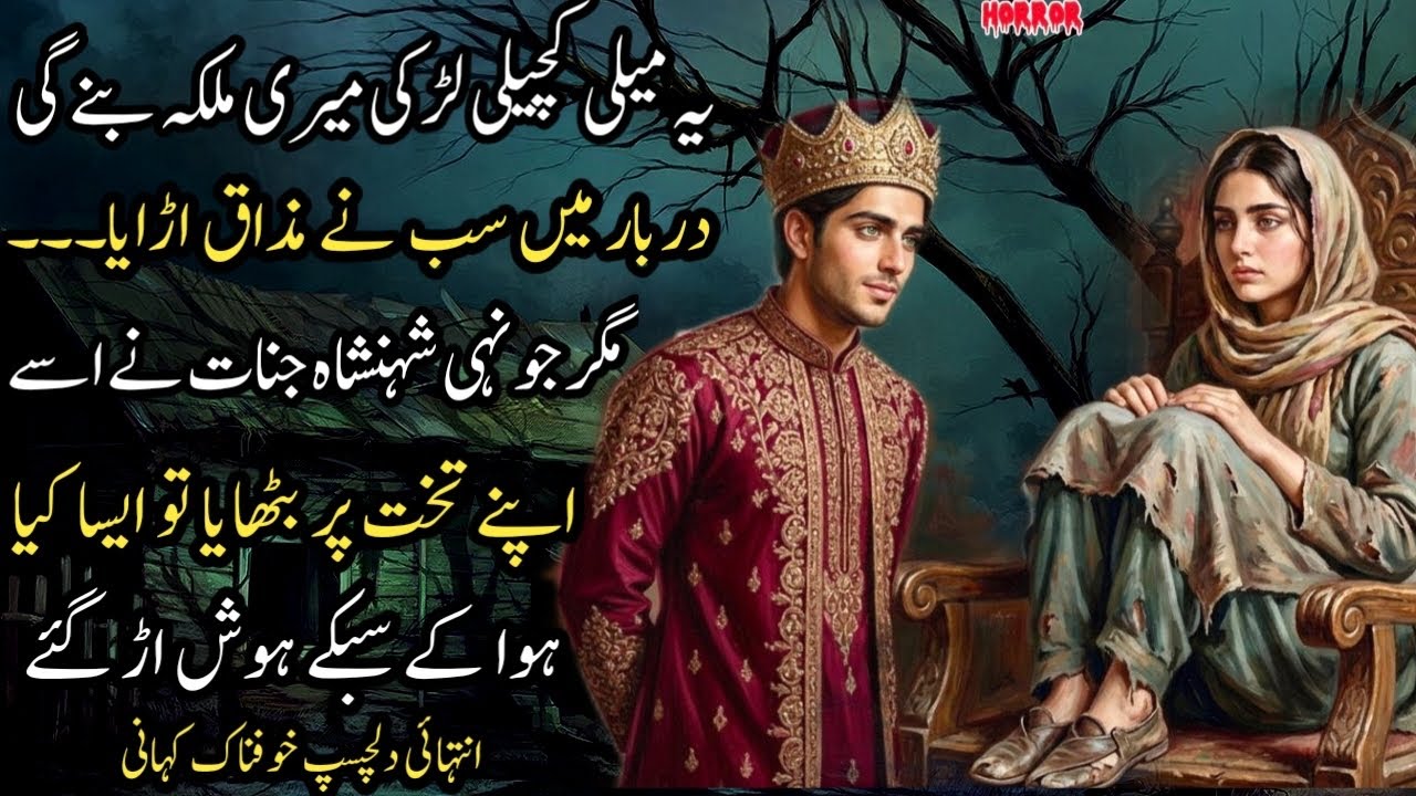 Maili Kuchaili Larki Aur Shehanshah-e-Jinnat | Takht Par Bithte Hi Aisa Kya Hua? | Urdu Jinn Story”