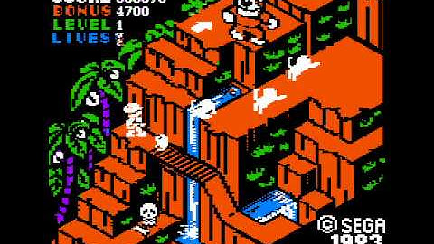 Congo Bongo for the Apple II